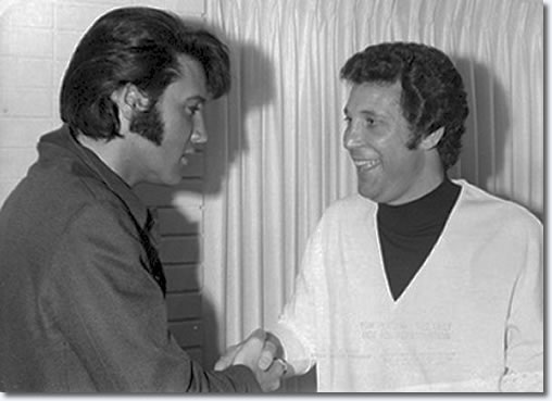 Elvis Presley and Tom Jones.