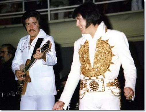 John Wilkinson and Elvis Presley 1977.