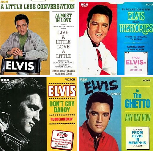Mac Davis' Elvis Presley Singles.